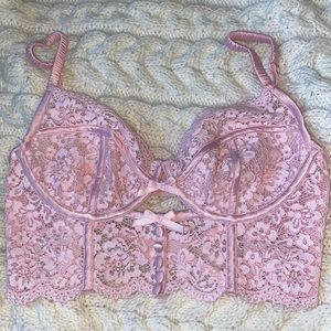 For Love and Lemons Creamsicle Lace Bra